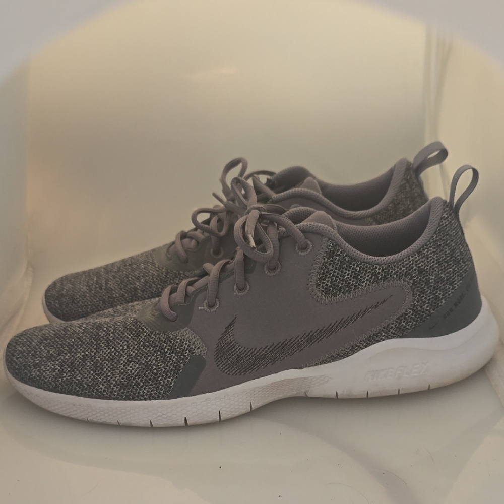 Nike Charcoal and White Running Shoes